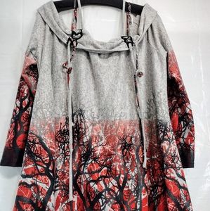 Plus Size off the shoulder sweatshirt